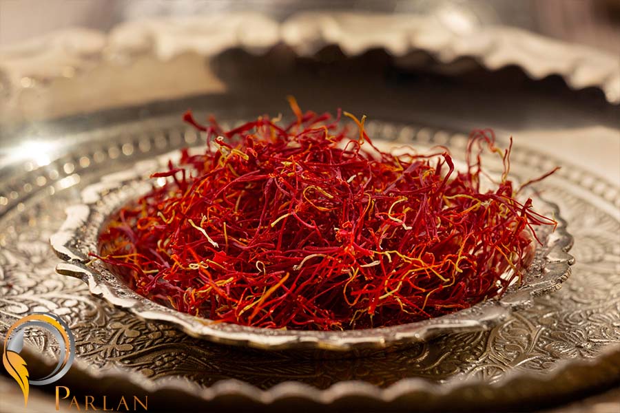 saffron spice still life composition